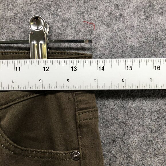 AG Adriano Goldschmied Prima Cigarette Jeans Womens 25R Chino Olive Green - Picture 6 of 10